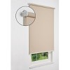 Linen Avenue Cordless 1% Solar Screen Standard Roller Shade, White, Fawn, and Sand (Arrives 1/4" Narrower) - 4 of 4