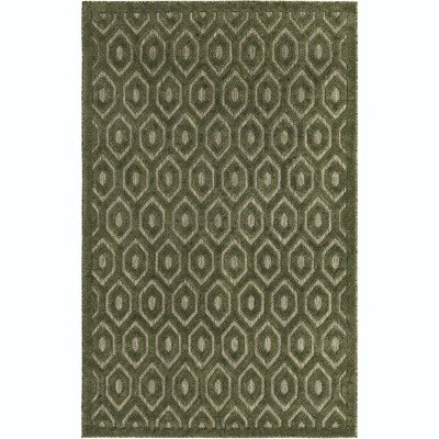 Unique Loom    Outdoor Trellis Textured Spatial Area Rug