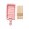 Unique Bargains Popsicles Mould Striped Building Block Shape Comes with 20 Stick Hand Washable 2.17"x5.71" 1 Pc - 3 of 4