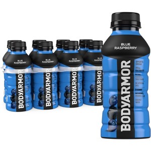 BODYARMOR Blue Raspberry Sports Drink - 8pk/12 fl oz Bottles - 1 of 4