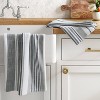 5pk Cotton Assorted Kitchen Towels Taupe - Threshold™ : Target