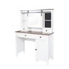Sapphtopaz Dressing Table Fashionable Makeup Table with Mirror, Lights, 3 Drawers for Living Room, Bathroom, Dressing Room - 2 of 4