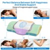 PAGED 25.79" Cervical Neck Pillow, Ergonomic Memory Foam Bed Pillow with Neck Support and Breathable Fabric for Back, Stomach or Side Sleepers - 4 of 4