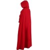 HalloweenCostumes.com Adult Handmaid's Tale Costume Womens, Hooded Red Cloak Robe Halloween Outfit - 4 of 4