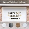 Big Dot of Happiness Adult 60th Birthday - Gold - Peel and Stick Birthday Party Decoration - Wall Decals Backdrop - 2 of 4