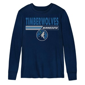 NBA Minnesota Timberwolves Boys' Long Sleeve T-Shirt - 1 of 1