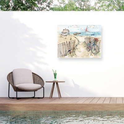 Anne Tavoletti Coastal Catch V Outdoor Canvas Art