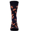 Memoi Men's "Football Fan" Rayon from Bamboo Blend Novelty Crew Socks - 2 of 4