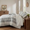 NicBex 3 Pcs Comforter Set Casual Boho Aesthetic Bedding Set, Cotton Jacquard Waffle Bedding Comforter Sets, 1 Comforter, 2 Pillow Shams - 2 of 4
