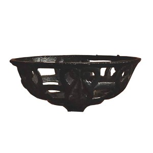 Cast Iron Oil Lamp Bowl for Wall Lamps 5.25 in Inside Diameter Bracket Not Included - 1 of 3