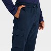 Boys' Active Comfort Fleece Cargo Jogger Sweatpants - All In Motion™ - 3 of 3