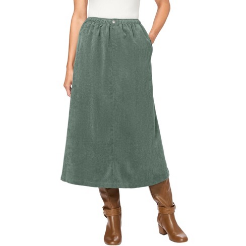 Corduroy skirt size 22 best sale