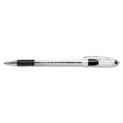 Pentel R.S.V.P. Stick Ballpoint Pen .7mm Trans Barrel Black Ink Dozen BK90A