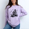 Simply Sage Market Haunted House And Bats Garment Dyed Long Sleeve - 2 of 3