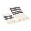 Olive & Linen Costa Ivory Turkish Towel Set - 2 of 4