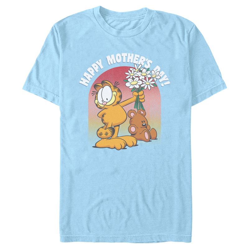 Men's Garfield Pooky Happy Mother's Day T-Shirt, 1 of 5