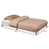 Kings Brand Furniture - Twin Size Metal Roll Out Platform Trundle Bed Frame for Daybed with Steel Slats - 2 of 4