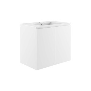 Modway Bryn 30Inch Wall-Mount Bathroom Vanity - 1 of 4