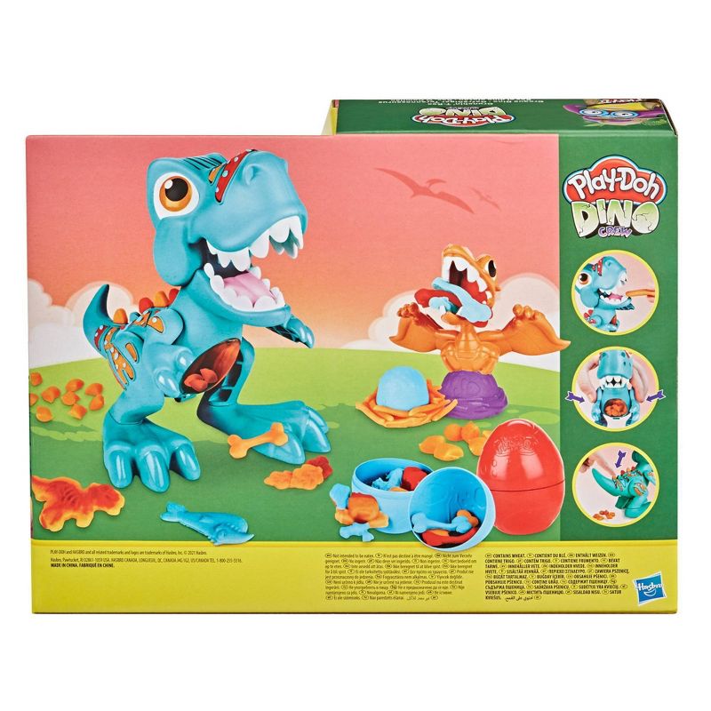 Play-Doh Dino Crew Crunchin&#39; T-Rex Toy with Eggs Great Easter Basket Stuffers, 4 of 13
