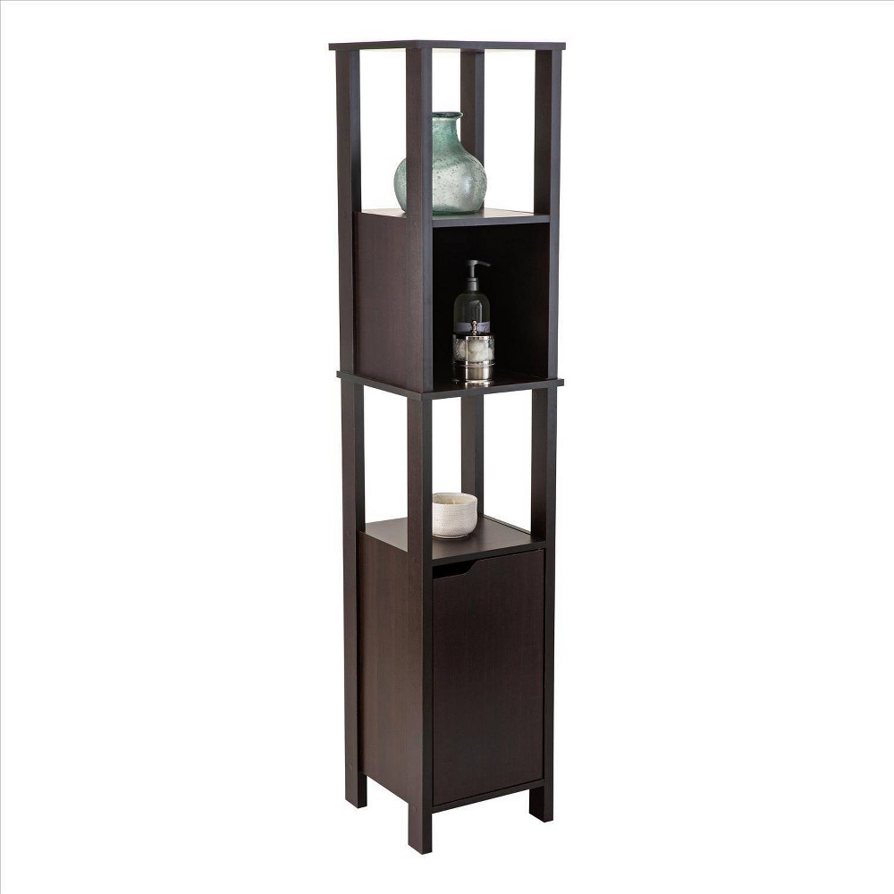 Photos - Wardrobe Ambassador Tall Cabinet Espresso - Organize It All