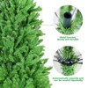 SEVOBAL Artificial Trees 6FT Classic Pencil Christmas Tree Pre Lit Christmas Tree Artificial Christmas Tree, Green, 33.86"*8.67"*72" - 2 of 4