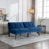 NicBex 70" Loveseat,Modern Convertible Folding Loveseat Sofa with Metal Legs,Upholstered 2-Seater Couch for Living Room,Bedroom,Apartment - 2 of 4