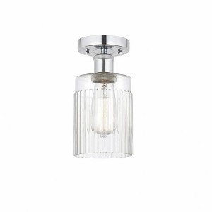 Hadley - 1 Light Semi-Flush Mount In Art Deco Style-9.75 Inches Tall and 4.5 Inches Wide - 1 of 1