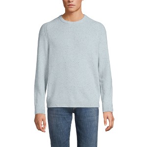 Lands' End Men's Long Sleeve Lambswool Crewneck Sweater - 1 of 3