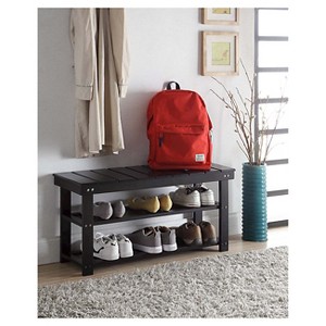 Oxford Utility Mudroom Bench with Shelves - Breighton Home - 1 of 4