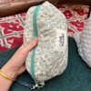 Cute Makeup Bag Organizer Travel Cosmetic Bag Aesthetic Coquette Cotton Floral Make up Bag Toiletry Bags for Women Girls - 2 of 4
