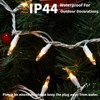 Itopfox Christmas Lights 100 Count Clear White Wire UL Certified Connectable Warm White String Lights for Tree, Garland, Home, Patio, Wedding, Party - 4 of 4