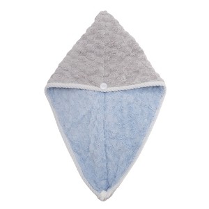 Unique Bargains Double Layer Hair Towel 1 Pc - 1 of 4