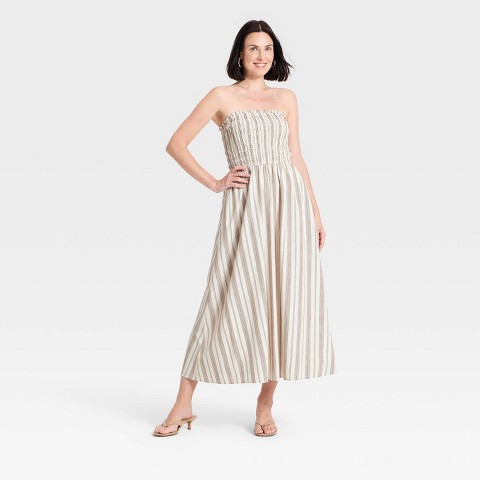 Женские платья A New Day Women's Smocked Maxi Dress - A New Day™ Black M