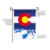 Evergreen Flag Colorado State Garden Applique Flag - 3 of 4