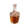 Bormioli Rocco Dedalo Decanter - Star-Cut Cracked Ice Carved Glass with Airtight Stopper, 33.75 Oz - Italian Barware, Dishwasher Safe - 2 of 4
