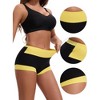 INSPIRE CHIC Women's High Waisted Loose Classic Full Coverage Briefs Breathable Cotton Ladies Panties 3 Packs - 3 of 4