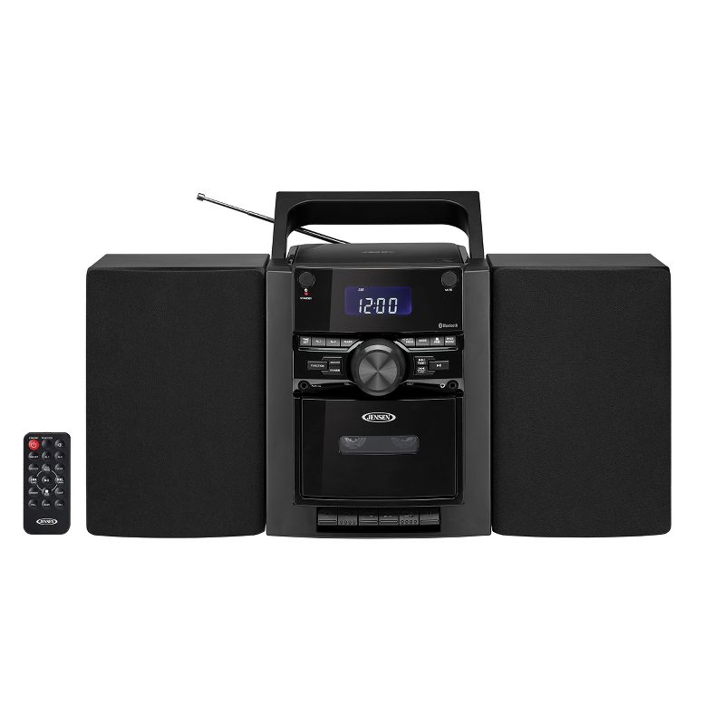 JENSEN CD-785 Portable Stereo Bluetooth CD Music System with Cassette and Digital AM/FM Radio, 3 of 7