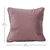 Factory Direct Partners Kids' Novelty Soft Density 18"x18" Microfiber Pillow with Piping Mauve Purple - 4 of 4