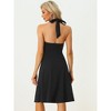 INSPIRE CHIC Women's Lace Up Sleeveless Sweetheart Neck Bustier Gothic Vintage Dress - 4 of 4
