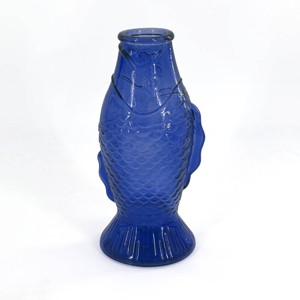 Novelty Glass Vase Blue - Bullseye's Playground™ - 1 of 3