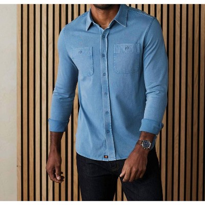 Men's Lennox Jersey Button Up Shirt - The Normal Brand