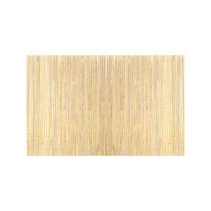 VEVOR Natural Bamboo Fence Privacy Screen, Eco-Friendly Privacy Bamboo Slat Fence, 6 ft H x 13 ft L Decorative Bamboo Screen Panel, Wood Color - 1 of 4