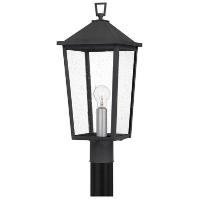 Quoizel Lighting Stoneleigh 1 - Light Post Light in  Mottled Black