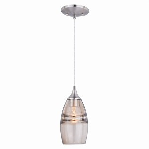 Vaxcel Milano 1 - Light Pendant in  Satin Nickel - 1 of 4