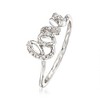 Pure Collection by Ross-Simons Diamond "Love" Ring in Sterling Silver - 3 of 4