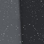 black with white dots