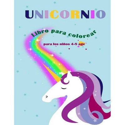 Libro de colorear de unicornio para niños de 4 a 8 años - by  Aleop Books (Paperback)