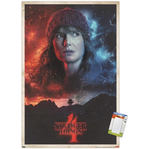 Trends International Netflix Stranger Things: Season 4 - The Piggyback  Framed Wall Poster Prints White Framed Version 22.375 X 34 : Target