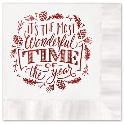 25ct Greeting Card 'Most Wonderful Time' - Canopy Street