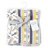 Hudson Baby Infant Boy Cotton Flannel Burp Cloths Bundle, Construction Work, One Size - 2 of 4